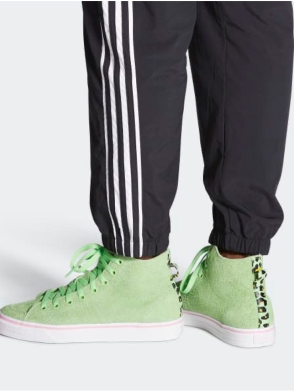 adidas Nizza Hi Skate Na-Kel Smith Suede Spring Green White EF1032 Size 11.5